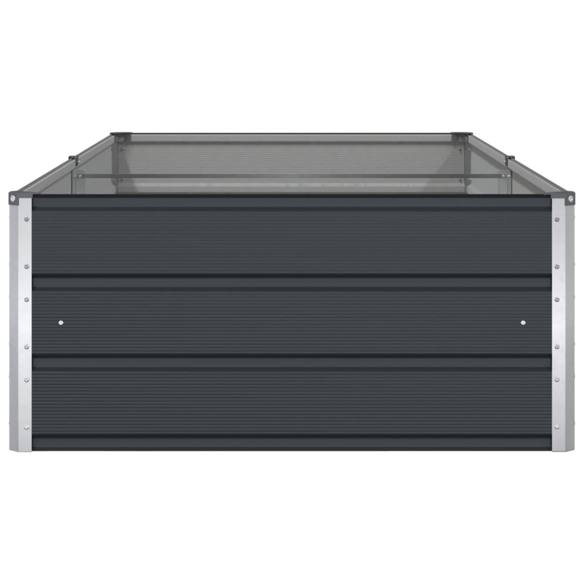 vidaXL Γλάστρα Ανθρακί 195 x 100 x 45 εκ Επικαλυμμένος Χάλυβας