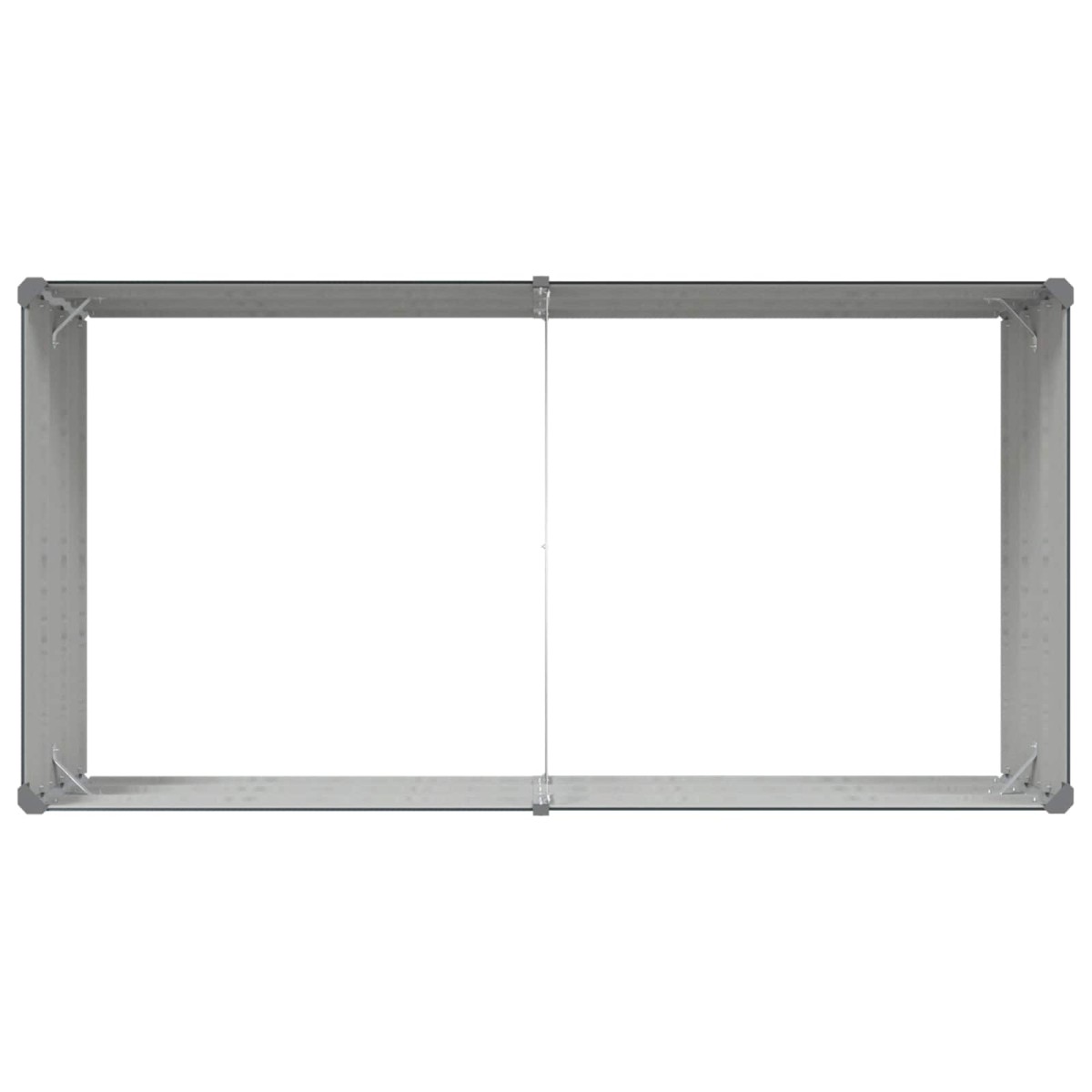 vidaXL Γλάστρα Ανθρακί 195 x 100 x 45 εκ Επικαλυμμένος Χάλυβας