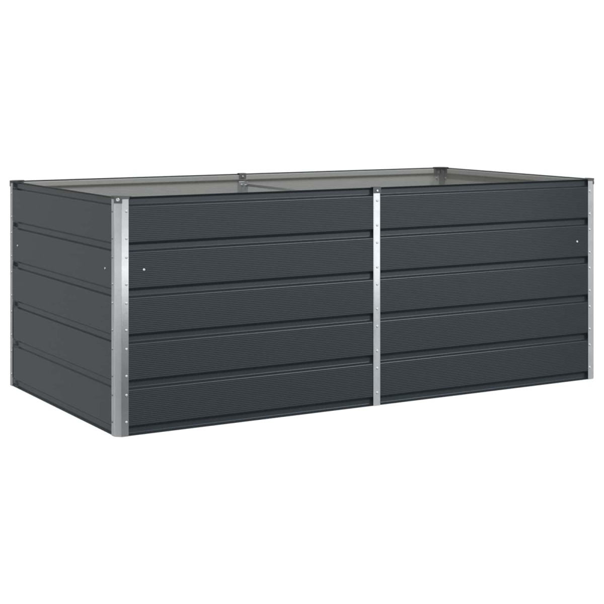 vidaXL Γλάστρα Ανθρακί 195 x 100 x 75 εκ Επικαλυμμένος Χάλυβας