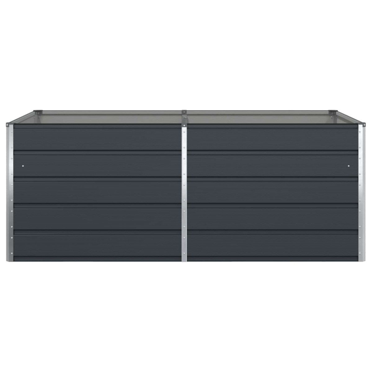 vidaXL Γλάστρα Ανθρακί 195 x 100 x 75 εκ Επικαλυμμένος Χάλυβας
