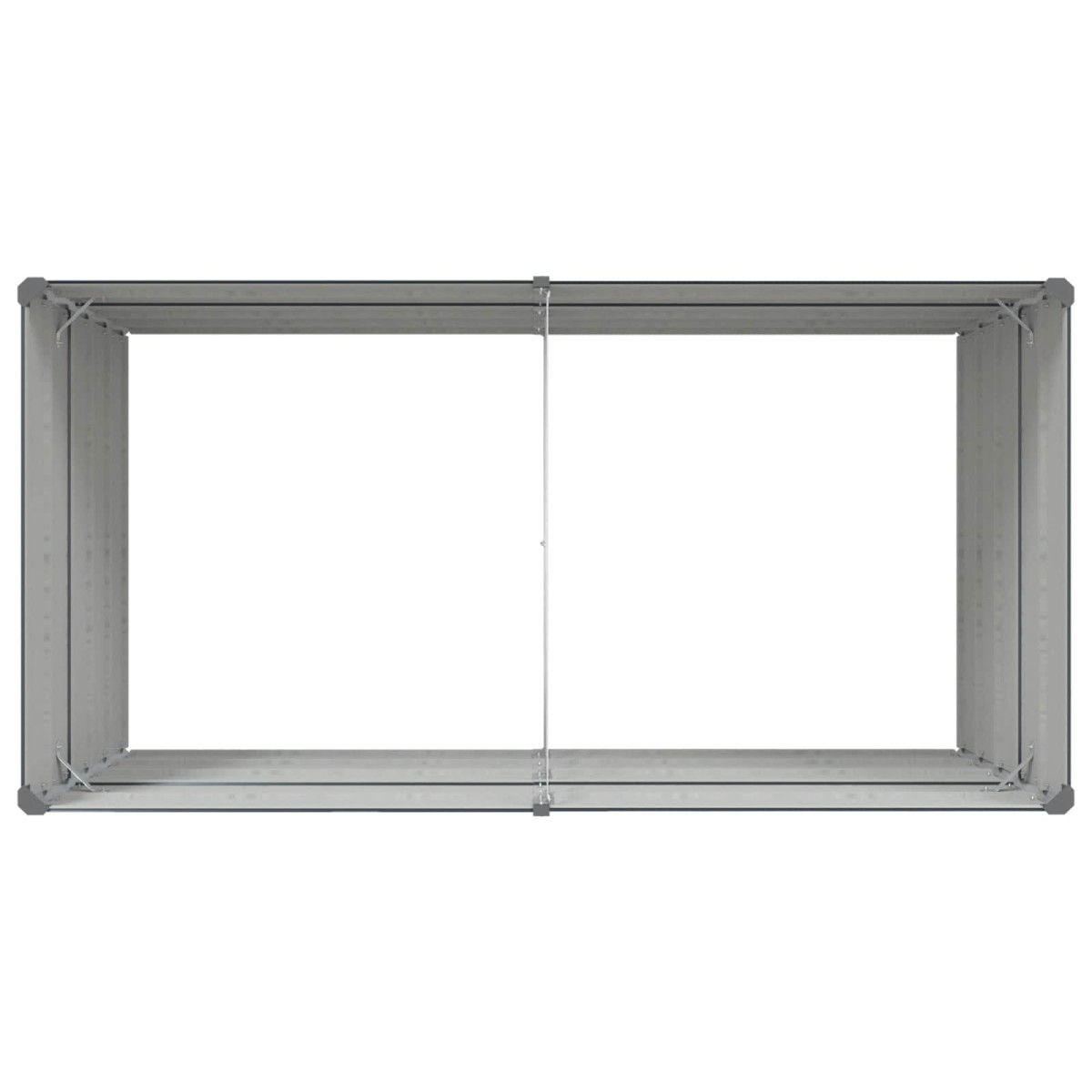 vidaXL Γλάστρα Ανθρακί 195 x 100 x 75 εκ Επικαλυμμένος Χάλυβας