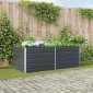 vidaXL Γλάστρα Ανθρακί 195 x 100 x 75 εκ Επικαλυμμένος Χάλυβας