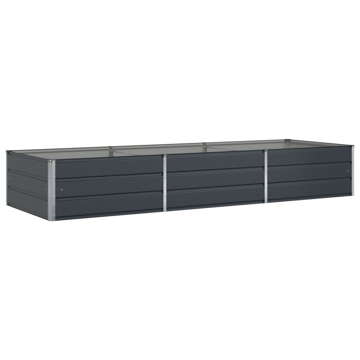 vidaXL Γλάστρα Ανθρακί 290 x 100 x 45 εκ Επικαλυμμένος Χάλυβας