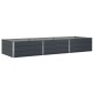 vidaXL Γλάστρα Ανθρακί 290 x 100 x 45 εκ Επικαλυμμένος Χάλυβας