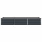 vidaXL Γλάστρα Ανθρακί 290 x 100 x 45 εκ Επικαλυμμένος Χάλυβας