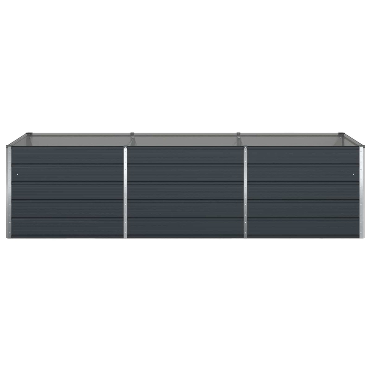 vidaXL Γλάστρα Ανθρακί 290 x 100 x 75 εκ Επικαλυμμένος Χάλυβας