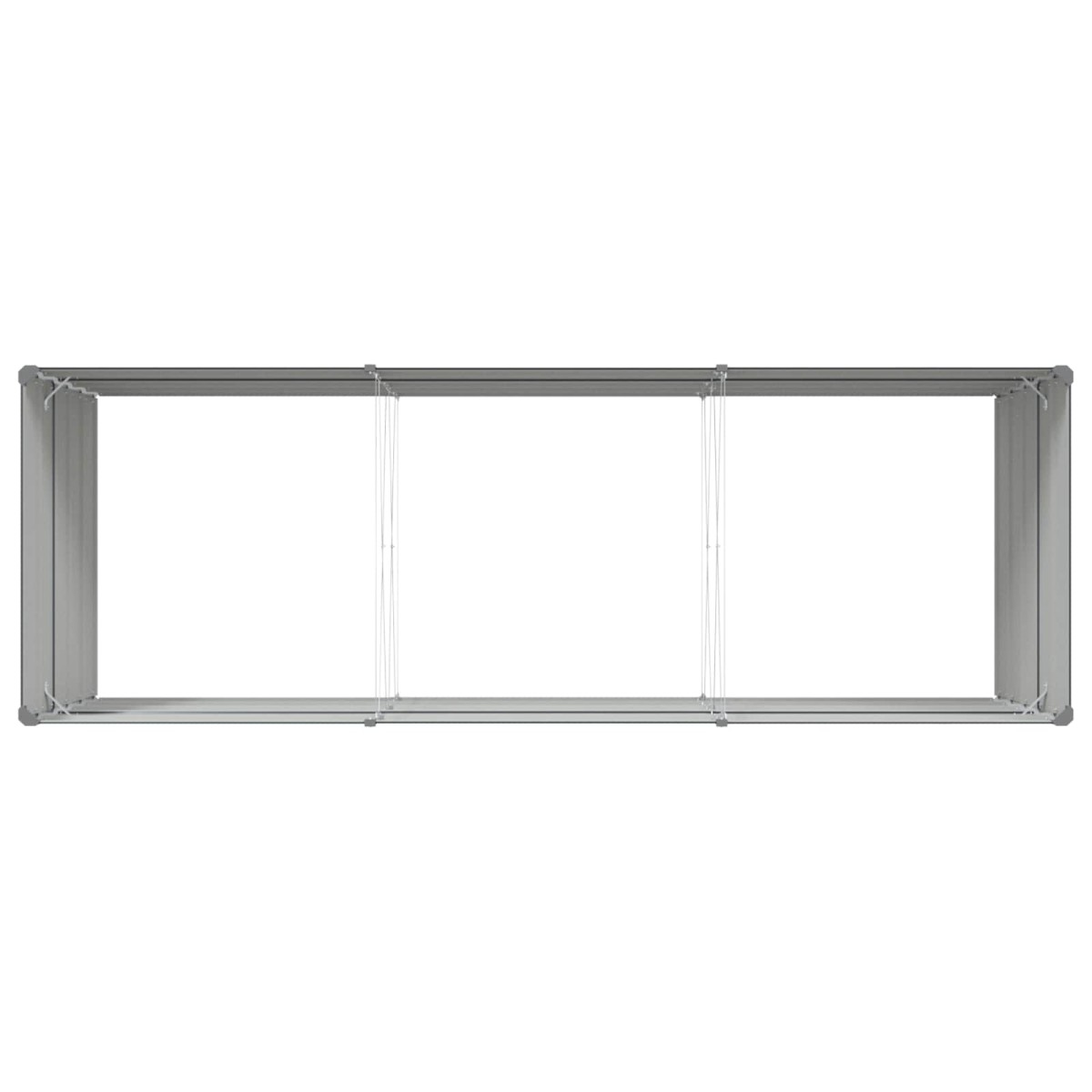 vidaXL Γλάστρα Ανθρακί 290 x 100 x 75 εκ Επικαλυμμένος Χάλυβας