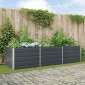 vidaXL Γλάστρα Ανθρακί 290 x 100 x 75 εκ Επικαλυμμένος Χάλυβας