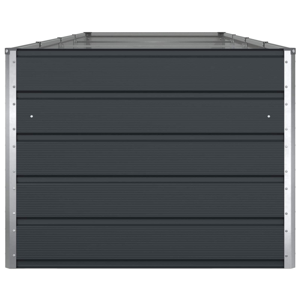 vidaXL Γλάστρα Ανθρακί 385 x 100 x 75 εκ Επικαλυμμένος Χάλυβας
