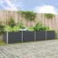 vidaXL Γλάστρα Ανθρακί 385 x 100 x 75 εκ Επικαλυμμένος Χάλυβας