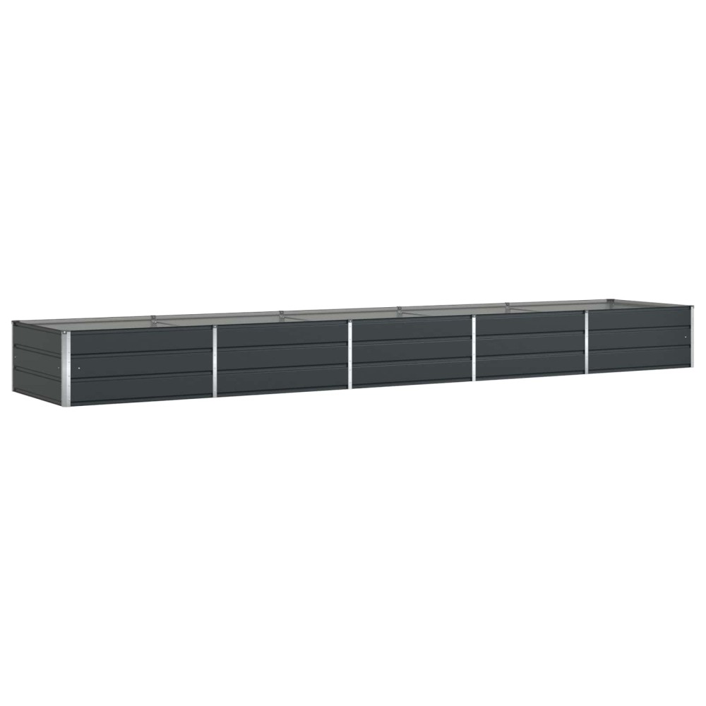 vidaXL Γλάστρα Ανθρακί 480 x 100 x 45 εκ Επικαλυμμένος Χάλυβας
