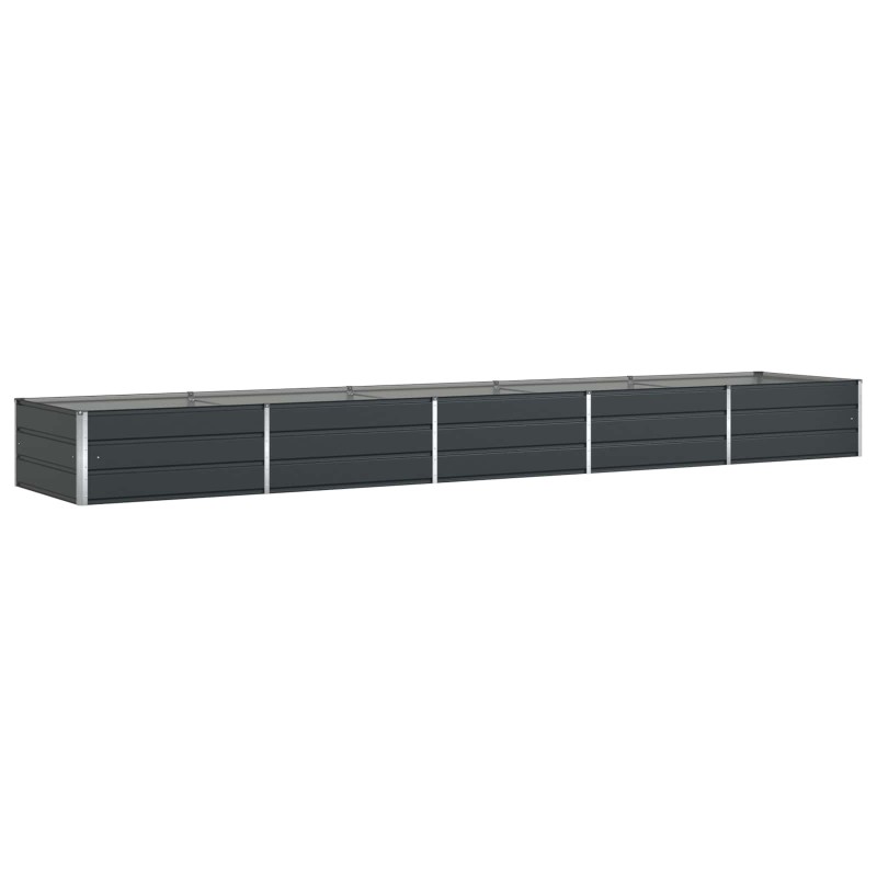 vidaXL Γλάστρα Ανθρακί 480 x 100 x 45 εκ Επικαλυμμένος Χάλυβας