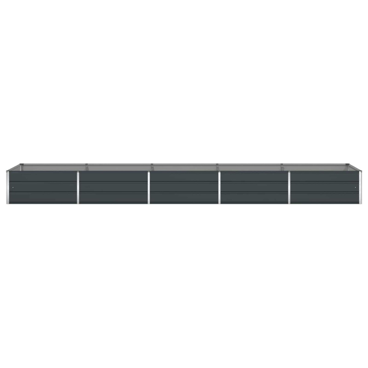 vidaXL Γλάστρα Ανθρακί 480 x 100 x 45 εκ Επικαλυμμένος Χάλυβας