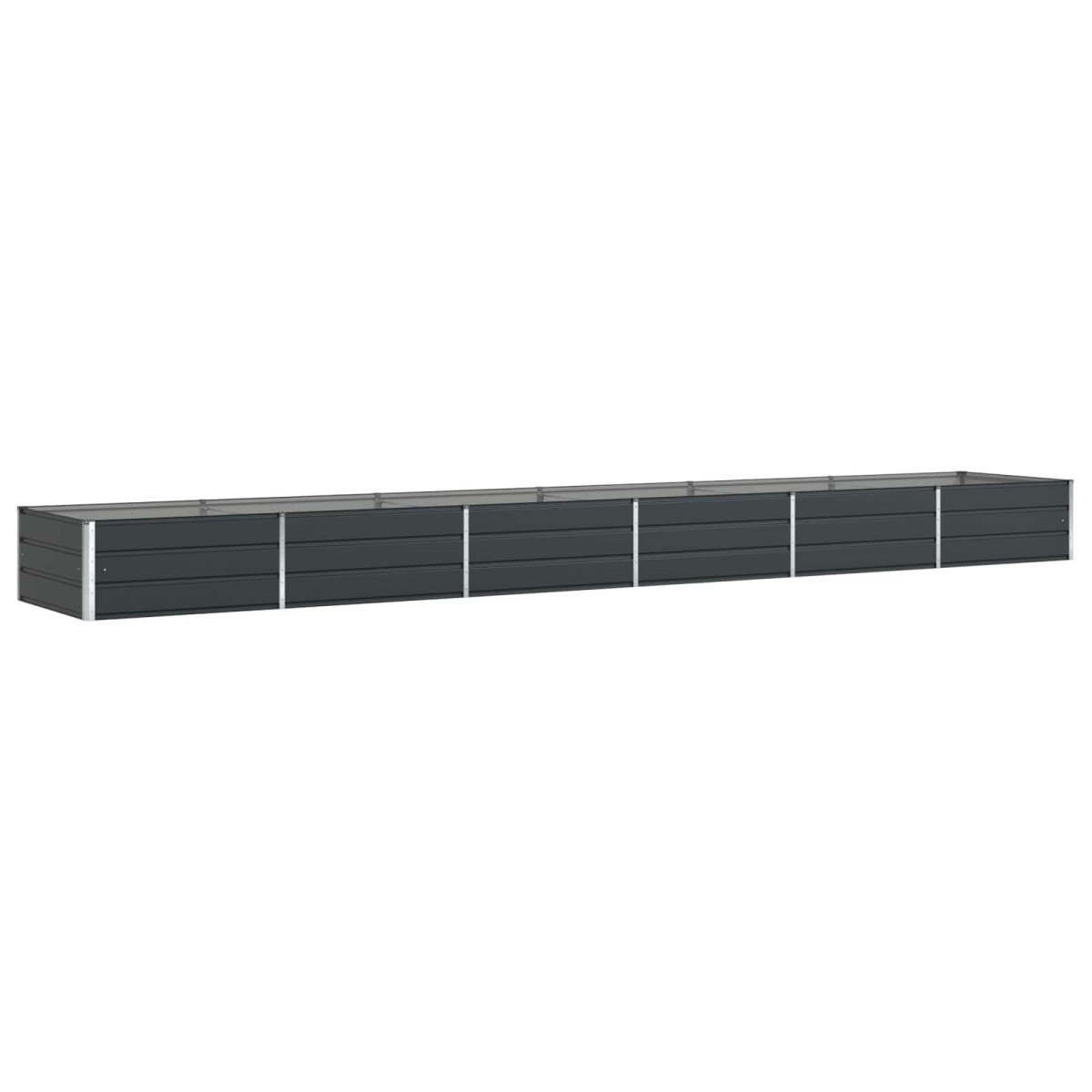 vidaXL Γλάστρα Ανθρακί 580 x 100 x 45 εκ Επικαλυμμένος Χάλυβας