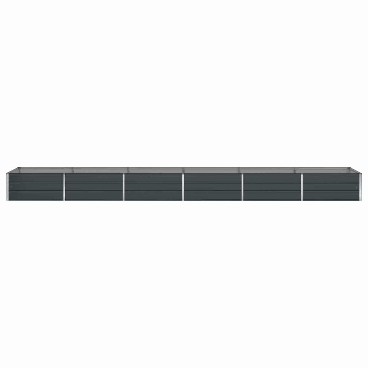 vidaXL Γλάστρα Ανθρακί 580 x 100 x 45 εκ Επικαλυμμένος Χάλυβας
