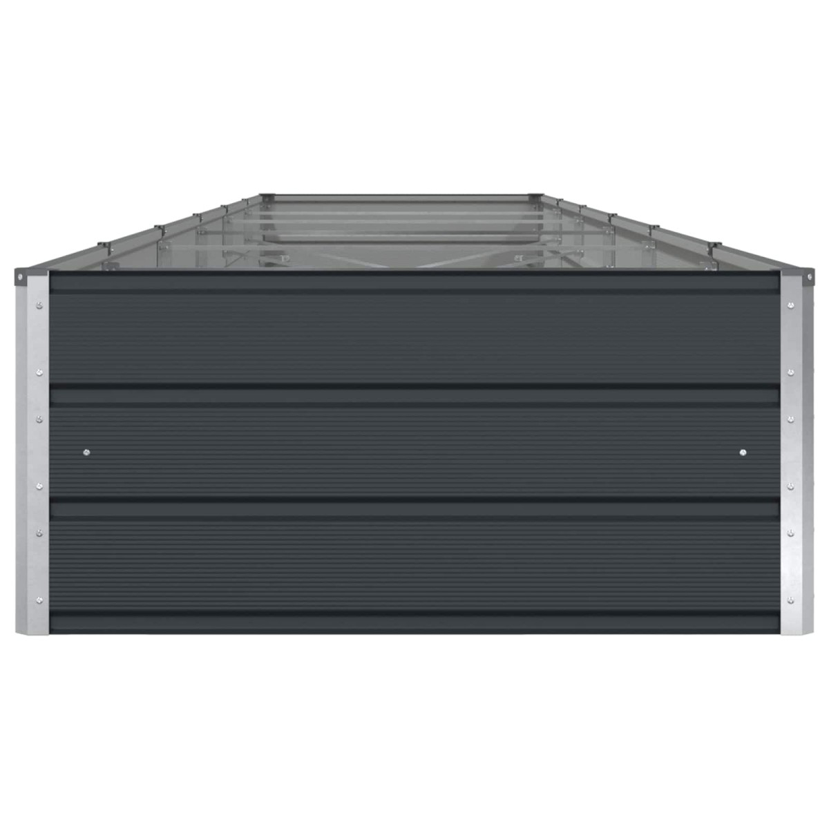 vidaXL Γλάστρα Ανθρακί 580 x 100 x 45 εκ Επικαλυμμένος Χάλυβας