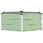 vidaXL Γλάστρα Παστέλ Πράσινο 129 x 129 x 45 cm Ατσάλι