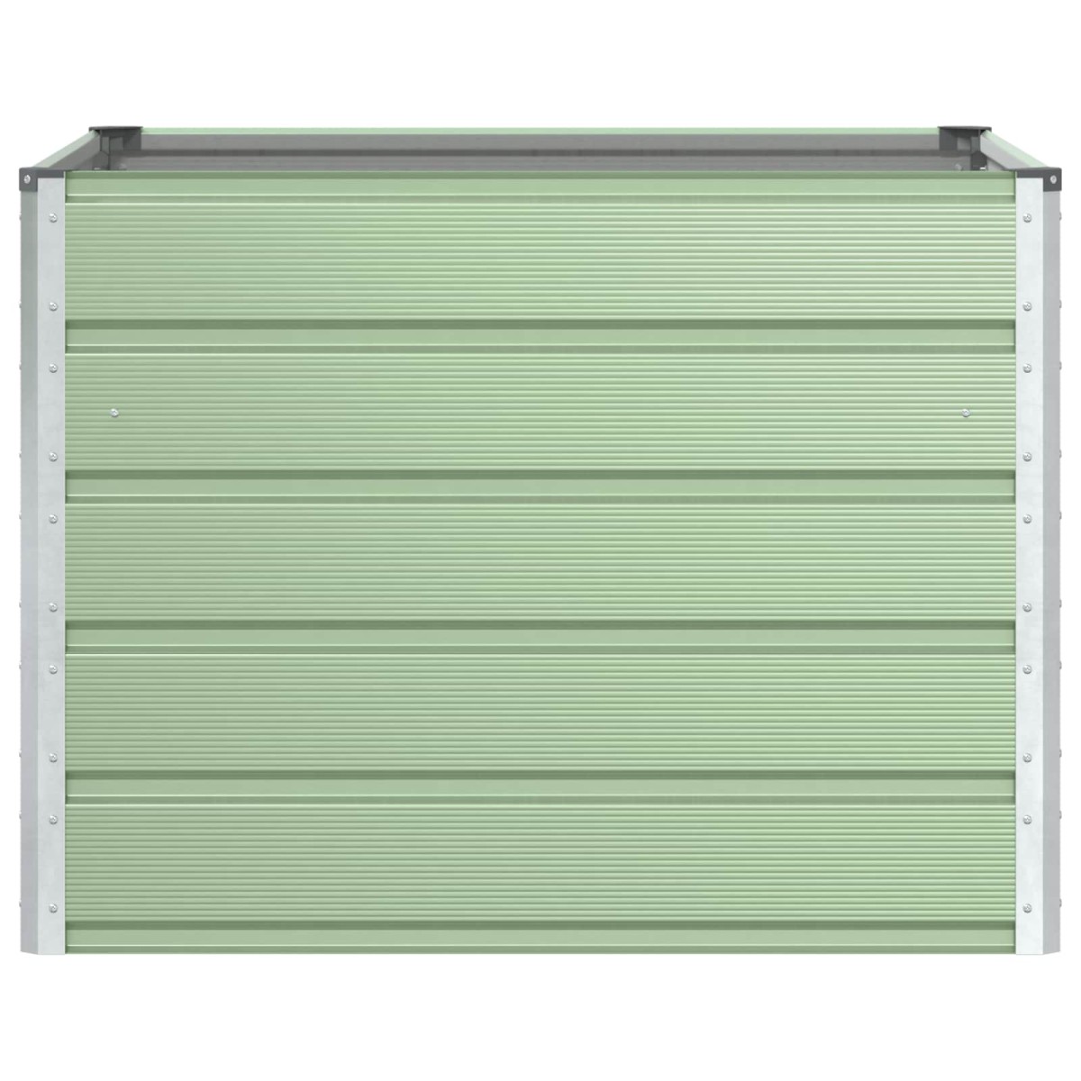 vidaXL Γλάστρα Παστέλ Πράσινο 100 x 100 x 75 εκ Ατσάλι