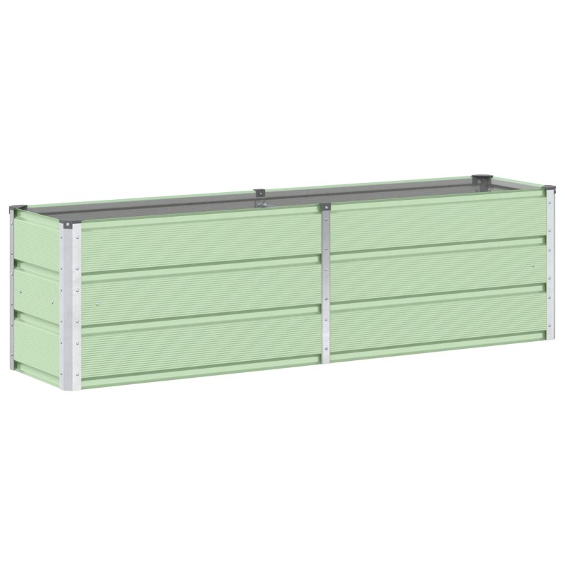 vidaXL Γλάστρα Πράσινο 160 x 40 x 45 cm Ατσάλι