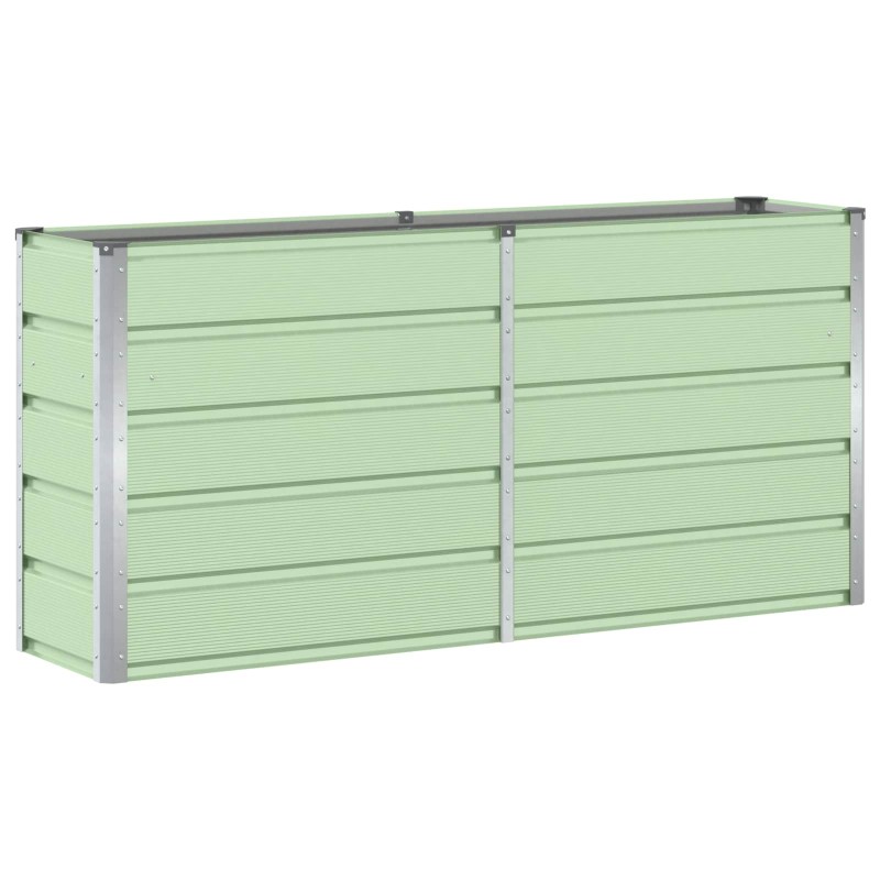 vidaXL Γλάστρα Πράσινο 160 x 40 x 75 εκ. Ατσάλι