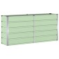 vidaXL Γλάστρα Πράσινο 160 x 40 x 75 εκ. Ατσάλι