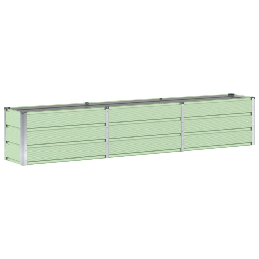 vidaXL Γλάστρα Πράσινο 240 x 40 x 45 cm Ατσάλι