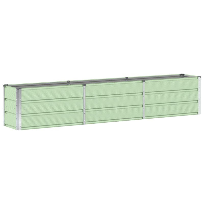 vidaXL Γλάστρα Πράσινο 240 x 40 x 45 cm Ατσάλι