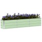 vidaXL Γλάστρα Πράσινο 240 x 40 x 45 cm Ατσάλι