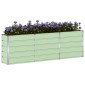 vidaXL Γλάστρα Πράσινο 240 x 40 x 75 εκ. Ατσάλι
