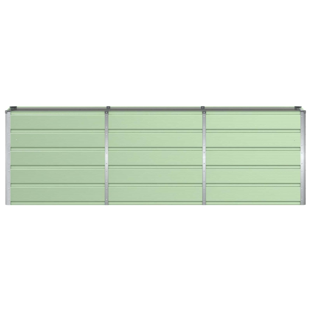 vidaXL Γλάστρα Πράσινο 240 x 40 x 75 εκ. Ατσάλι