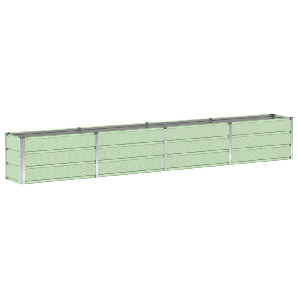 vidaXL Γλάστρα Πράσινο 320 x 40 x 45 cm Ατσάλι