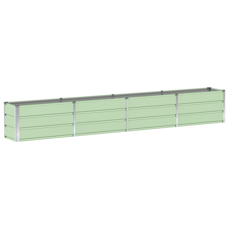 vidaXL Γλάστρα Πράσινο 320 x 40 x 45 cm Ατσάλι