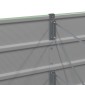 vidaXL Γλάστρα Πράσινο 320 x 40 x 45 cm Ατσάλι