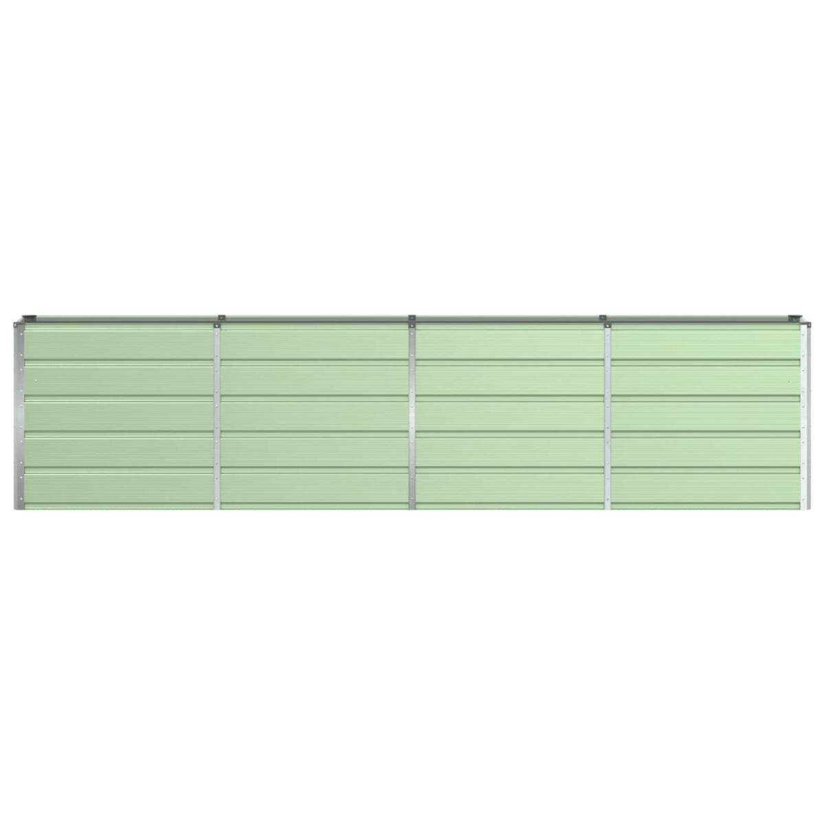 vidaXL Γλάστρα Πράσινο 320 x 40 x 75 εκ. Ατσάλι