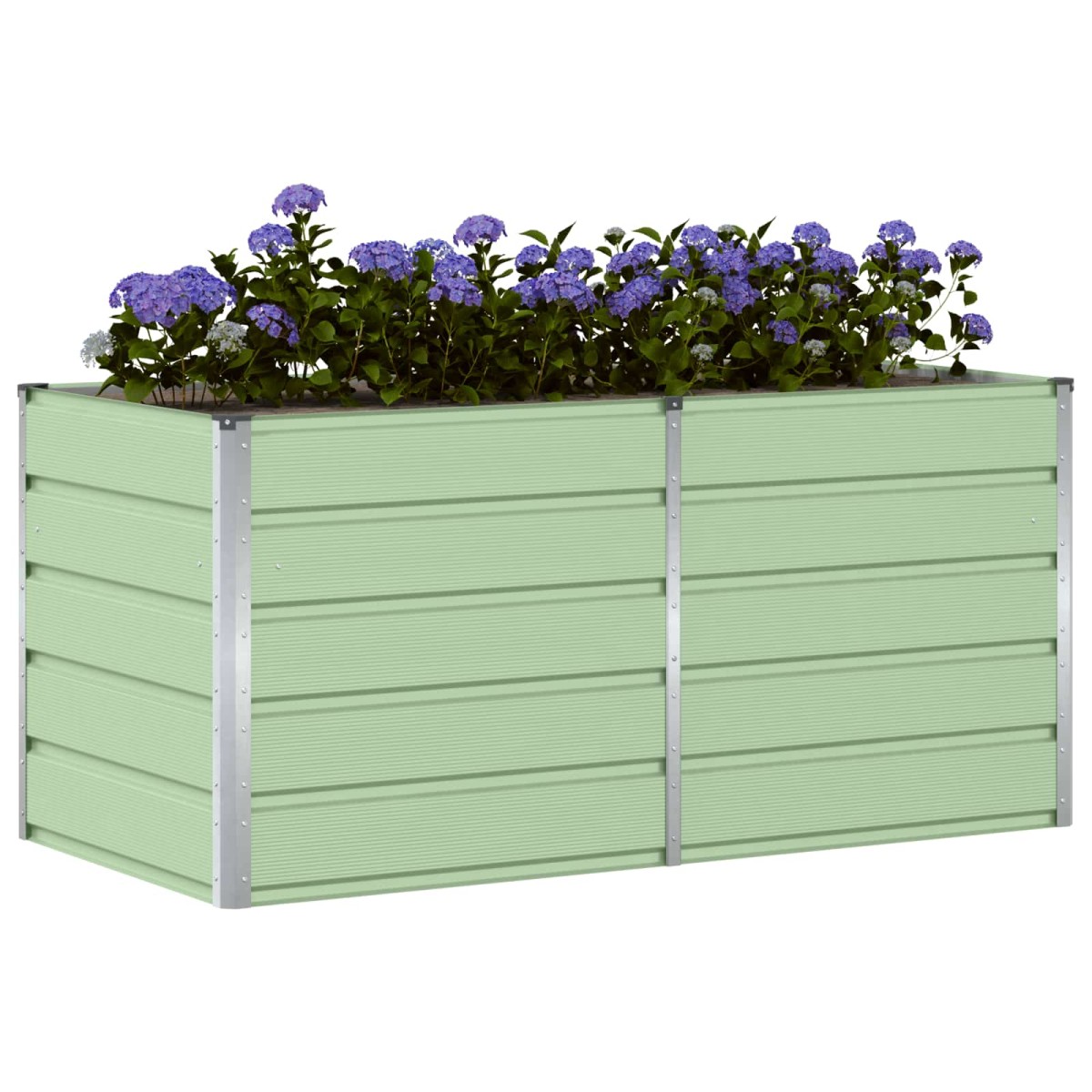 vidaXL Γλάστρα Πράσινο 160 x 80 x 75 cm Ατσάλι