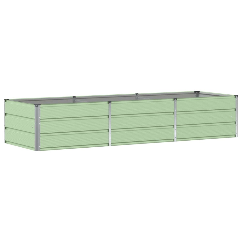 vidaXL Γλάστρα Πράσινο 240 x 80 x 45 cm Ατσάλι
