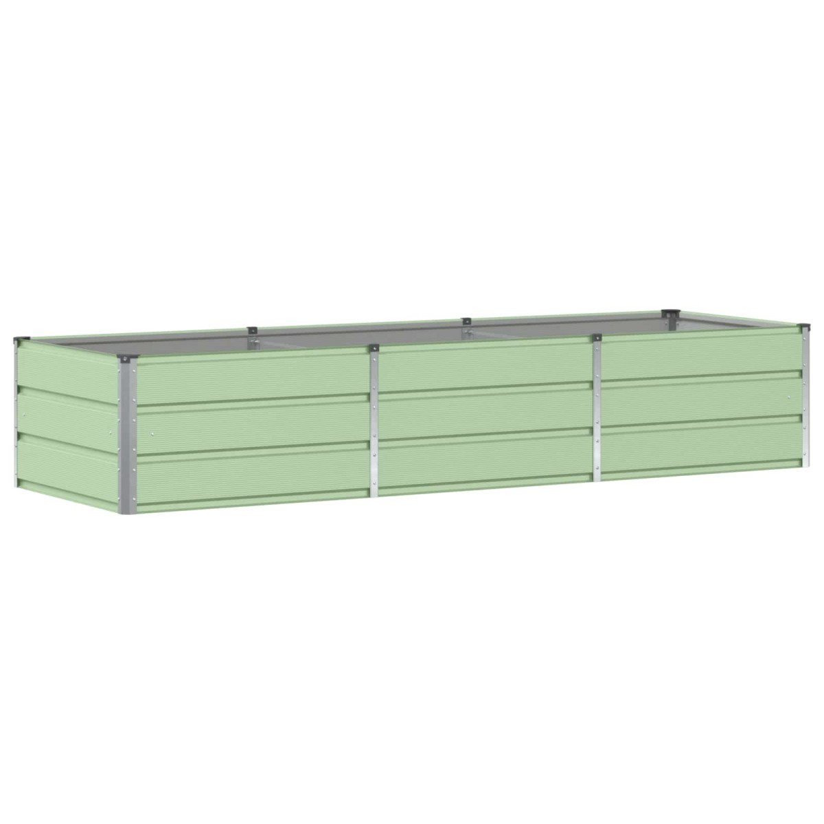 vidaXL Γλάστρα Πράσινο 240 x 80 x 45 cm Ατσάλι