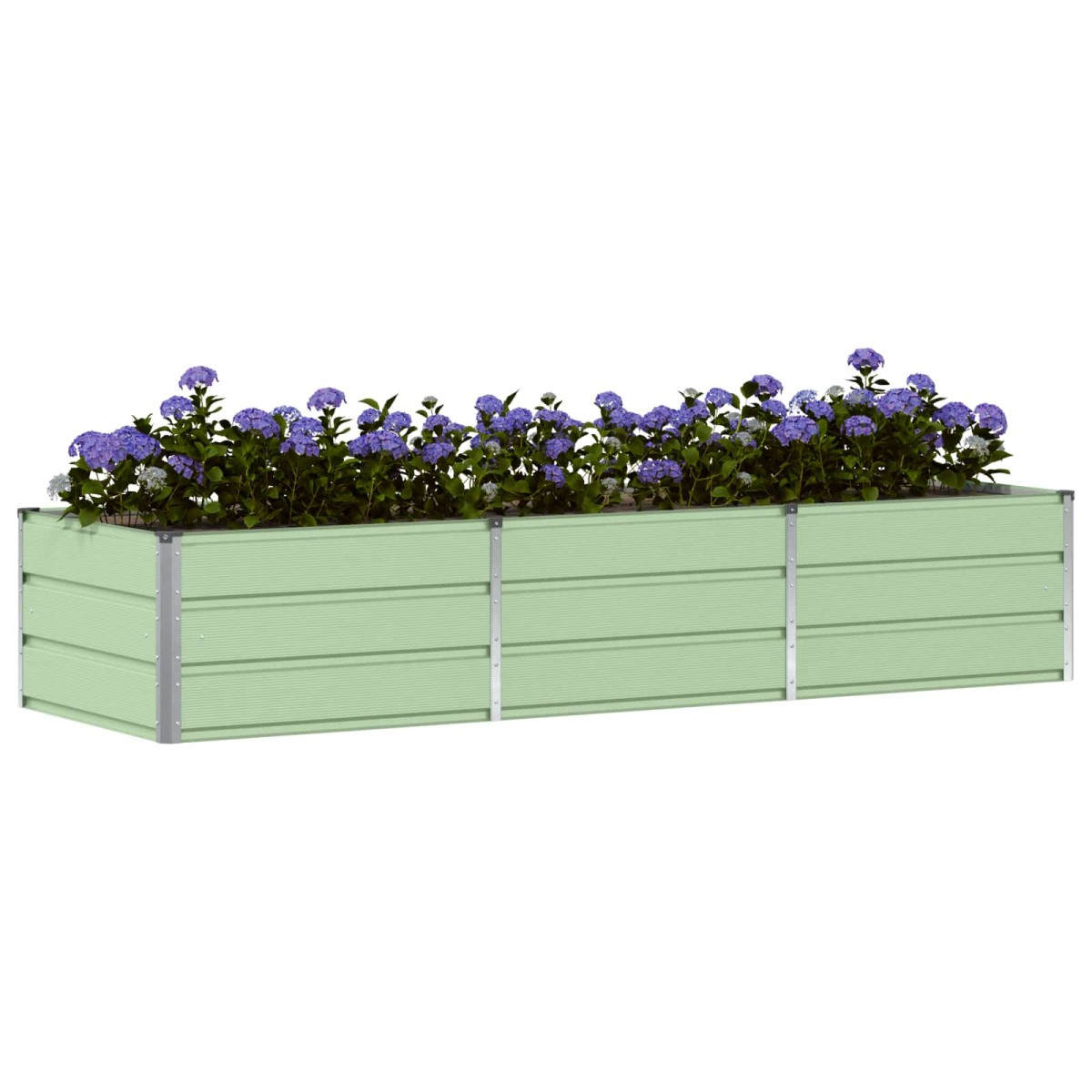 vidaXL Γλάστρα Πράσινο 240 x 80 x 45 cm Ατσάλι