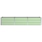 vidaXL Γλάστρα Πράσινο 240 x 80 x 45 cm Ατσάλι