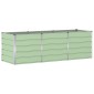 vidaXL Γλάστρα Πράσινο 240 x 80 x 75 εκ. Ατσάλι