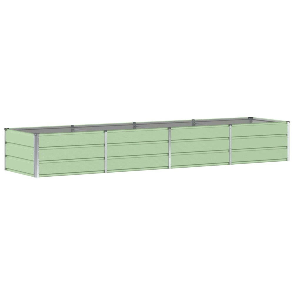 vidaXL Γλάστρα Πράσινο 320 x 80 x 45 cm Ατσάλι