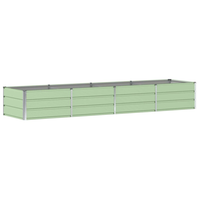 vidaXL Γλάστρα Πράσινο 320 x 80 x 45 cm Ατσάλι