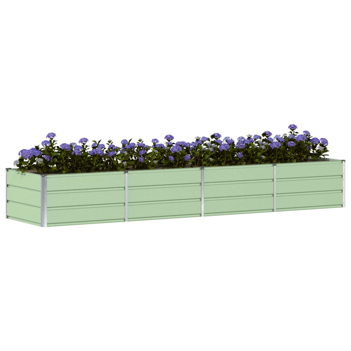 vidaXL Γλάστρα Πράσινο 320 x 80 x 45 cm Ατσάλι