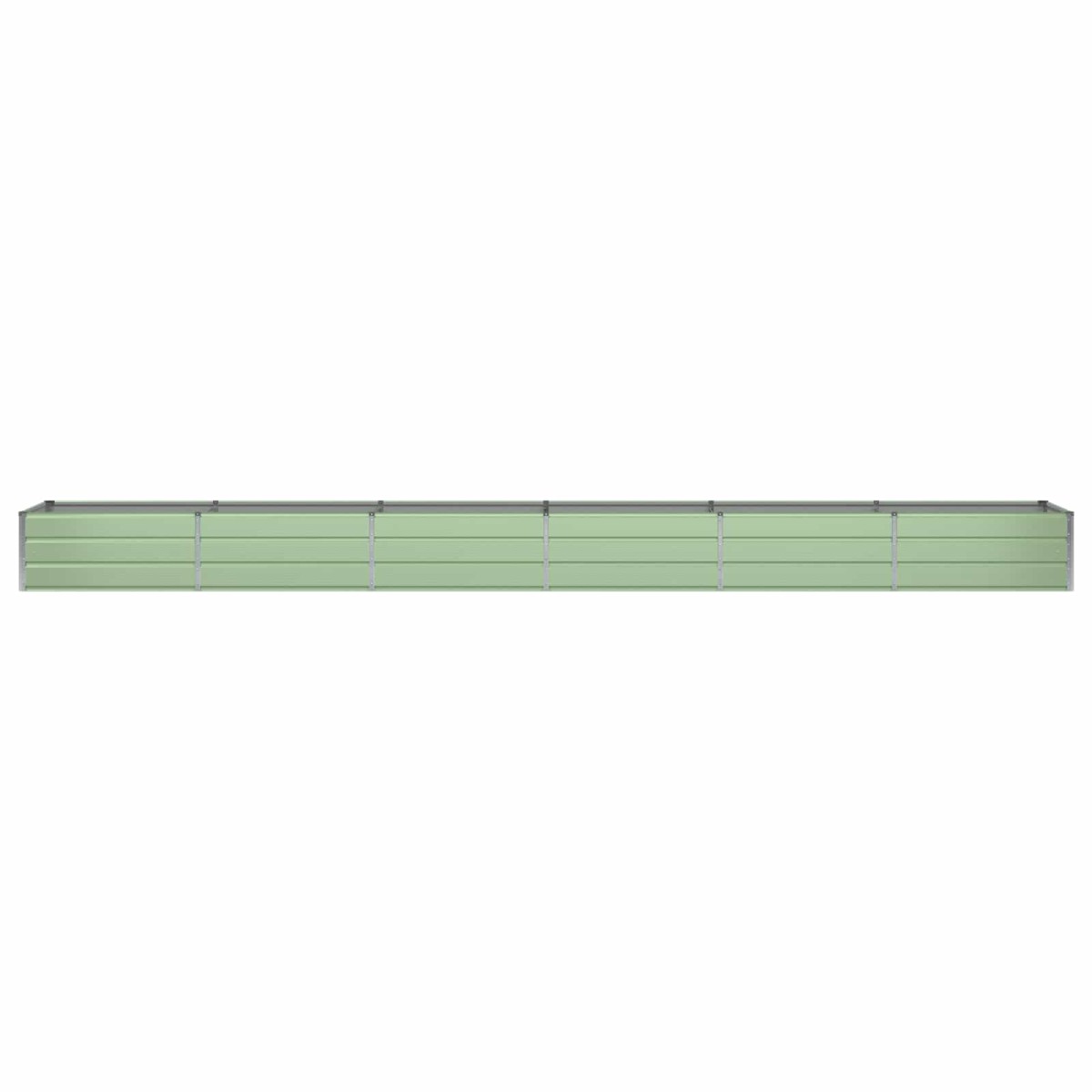 vidaXL Γλάστρα Πράσινο 600 x 80 x 45 cm Ατσάλι