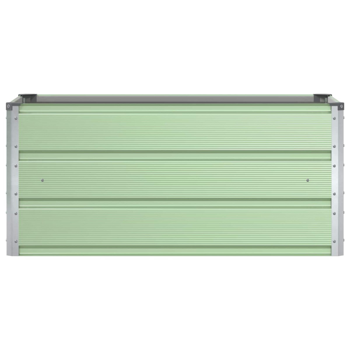 vidaXL Γλάστρα Παστέλ Πράσινο 100 x 50 x 45 cm Επικαλυμμένος Χάλυβας