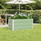 vidaXL Γλάστρα Παστέλ Πράσινο 100 x 50 x 45 cm Επικαλυμμένος Χάλυβας