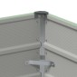 vidaXL Γλάστρα Παστέλ Πράσινο 100 x 50 x 77 εκ Επικαλυμμένος Χάλυβας