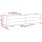 vidaXL Γλάστρα Παστέλ Πράσινο 195 x 50 x 45 εκ Επικαλυμμένος Χάλυβας