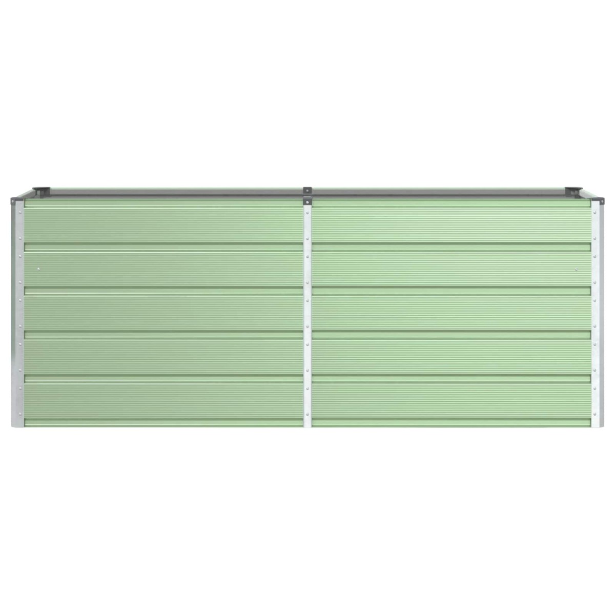 vidaXL Γλάστρα Παστέλ Πράσινο 195 x 50 x 77 εκ Επικαλυμμένος Χάλυβας