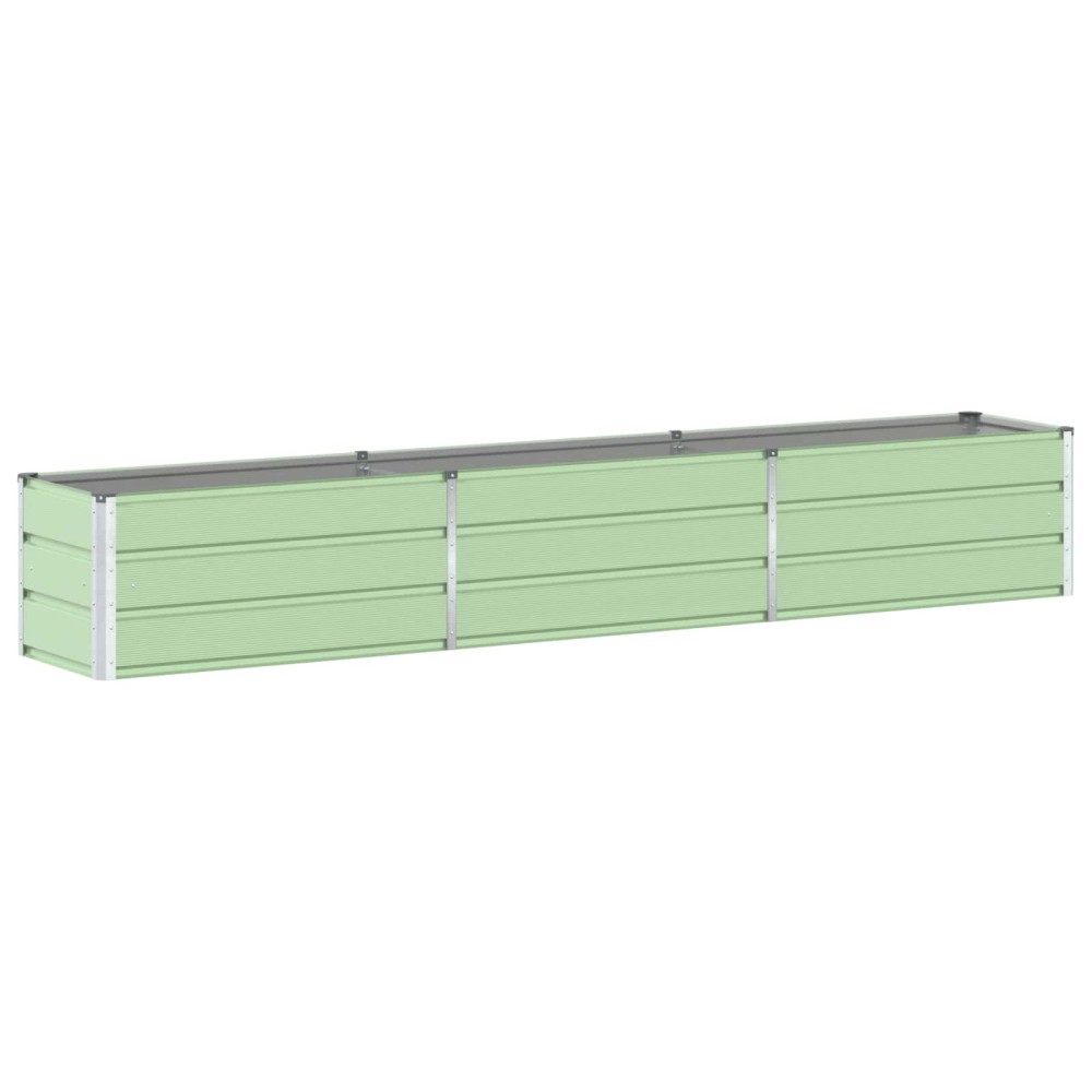 vidaXL Γλάστρα Παστέλ Πράσινο 290 x 50 x 45 εκ Επικαλυμμένος Χάλυβας